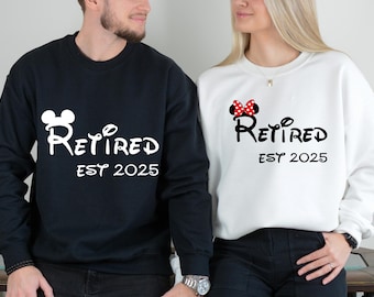Mickey Retirement 2025 Shirt, Minnie Retirement Shirt, Disney Retirement Shirt, Disneyland Retired Shirt, Retired Teacher Shirt
