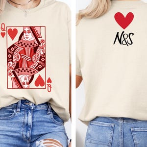 Camiseta de la Reina de Corazones, regalo para el Día de la Madre, camiseta de San Valentín, camiseta con gráfico bohemio retro, camiseta feminista de Alicia en el País de las Maravillas