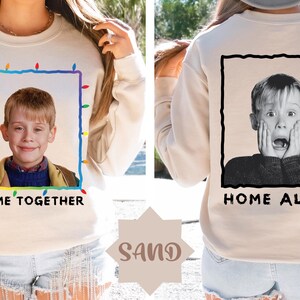 Home Alone Sweatshirt | Movies Inspired Funny Christmas Holiday Sweatshirt, Hoodie, Gift for her, him, kids, mother, Custom/Personalized tee