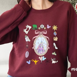 Disney  Magical Castle Characters Coquette Bow Shirt, Jas And Gus Flounder Pascal Tee, Disneyland Family Trip Matching, Magic Kingdom