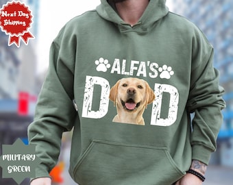 Custom Dog Dad Shirt, Custom Pet Shirt, Fathers Day Gift, Custom Dog Dad Shirt with Pet Names, Dog Owner Tee, Dog Lover Shirt, Dog Photo Tee