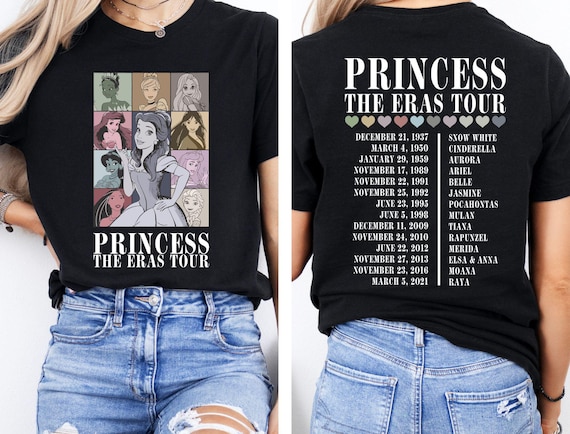 Retro Princess Era Tour Shirt, Belle Princess Tour Shirt, Team Princess Characters Shirt, Princess Birthday Shirt