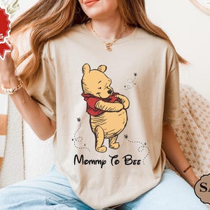 Dad Mom Pregnancy Shirt, Winnie The Pooh Mommy to Be Shirt, Daddy to Be Tee, Disney Mama Shirt, Mom To Be Dad To Be Sweater