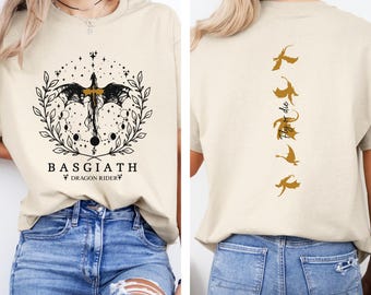 Shirt vierde vleugel, Basgiath War College, Dragon Rider, Violet Sorrengail, Xaden Riorson, Riders Quadrant, Fantasy-lezer, Bookish-shirt