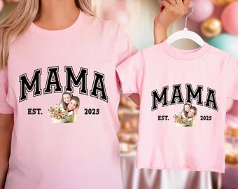 Camiseta con foto de mamá personalizada, regalo personalizado para el día de la madre, regalo para mamá, regalo personalizado para MAMÁ, camiseta con foto imprimible para el día de la madre, regalo para la abuela