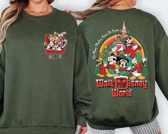 Mickey and Friends Christmas shirt, Disney Christmas Trip Tee, Mickey's Christmas Party 2026 Sweatshirt, Minnie Christmas Hoodie