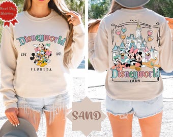 Disneyworld Est 1971 Florida Tee, Magic Kingdom Castle Shirt, Disneyworld Sweater, Disney Family Shirt, Mickey And Friends Tee,