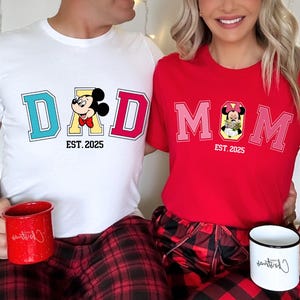 Disney Mom and Dad Shirts, Mickey Dad Shirt, Minnie Mama Shirt, Disney Family Shirt, New Mom Shirt, New Dad Shirt