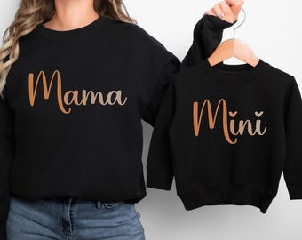 Matching Mama and Mini Sweatshirts, Mama Sweatshirt, Mother Daughter Sweaters, Mommy & Me Matching Sweatshirt, New Mom Gift, Gift for Mother