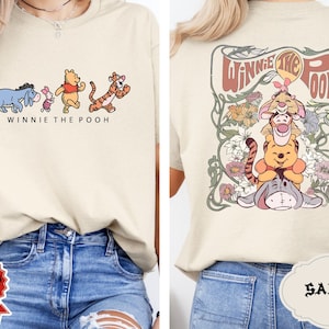 Retro Winnie The Pooh  Shirt, Pooh And Friends Tshirt, Disney Pooh Shirt, Pooh T-Shirt, Pooh Bear And Co Tee, Winnie The Pooh