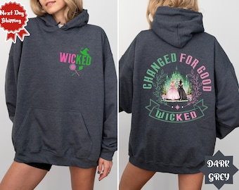 Wicked Change For Good Shirt, Defy Gravity Broomstick Magic Wand, Wizard Movie Fan Shirt, Wicked Musical Fan Gift