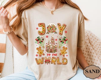 Joy to the World, Disney Christmas tshirts, Disney Xmas Shirt, Matching Disney Xmas Shirts, Family Xmas Shirts, Disney on Christmas 2026