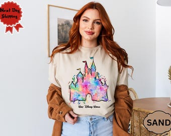 Disney Castle 25th Anniversary T-Shirt - Fireworks & Celebration Design, Comfy Vacation Shirt, Magic Kingdom InspiredDisney
