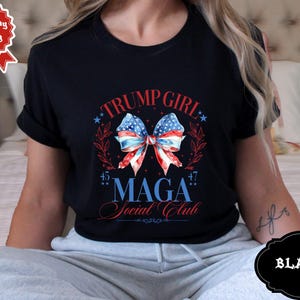 Trump Girl Shirt, Patriotic Kids T-shirt, Election 2024 Shirt, Trump Tee, Girls Toddler Natural Tee, Gift For Kids