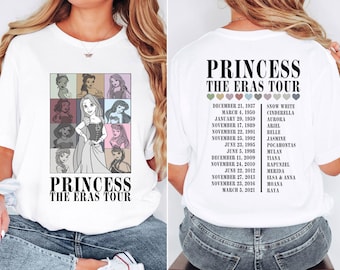 Princess Era Tour Shirt, Disney Princess Tour Tee, Disney Princess Characters Shirt, Disney Girl Trip Shirt, Disneyland Shirt