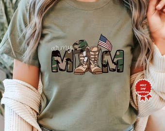 Army Mom Shirt, Proud Army mom tshirt, Military Shirt, Military Mom Shirt, Cool Mom Shirt, Army mom hoodie, Shirt For Mom