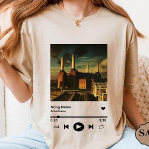 Custom Song Name Shirt And Photo Shirt, Custom Artist Name Shirt, Custom Song Name Shirt, Comfort Colors Favorite Song Tee, Music Player Tee