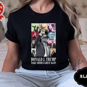 ドナルド・トランプ・エラス・シャツ、ドナルド・トランプ・エラス・ツアースタイル・シャツ、トランプ2024、トランプ支持者のための選挙シャツ、アメリカを再び偉大に
