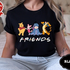 Winnie The Pooh Friends Shirt, Disneyland Shirt, Pooh Bear, Disney Pooh Bear, Piglet Shirt, Disney Vacation, Disneyland,Tigger