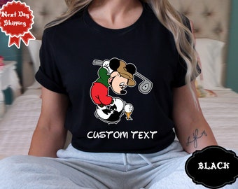 Camiseta de golf de Mickey, camiseta unisex de Disney, camiseta a juego de la familia Disney, camiseta de golfista, camiseta de vacaciones de Disney, camiseta unisex a juego de la familia Disney