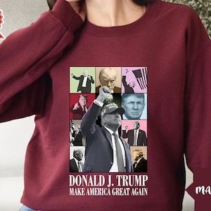 Donald Trump Eras Shirt, Donald Trump Eras Tour Style Shirt, Trump 2024, Election Shirt For Trump Supporter, Make America Great Again