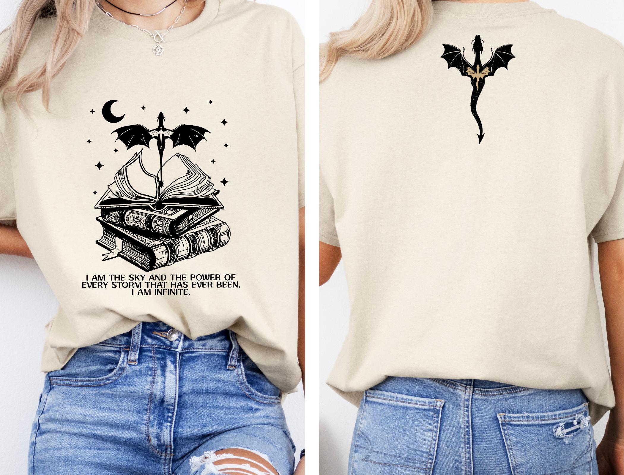 Discover Basgiath War College Double-Sided T-Shirt, Fourth Wing Teeer, Fly or Die, Violet Sorrengail Bookish T-Shirt