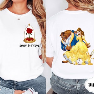 Beauty And The Beast Inspired, Belle Princess Rose, Beauty Belle Shirt, Family Vacation Disney Matching Tee, Disney family matching shirt