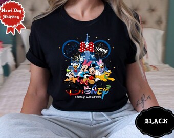 Camisetas personalizadas de viaje a Disney, camisetas de Disneyworld, camisetas de vacaciones en Disney, camisetas de pareja de Disney, camisetas familiares a juego de Disney, viaje a Disney