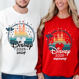 Disney Castle 2025 Shirts, Disney Family Matching shirt, Custom Disney Family 2025 Tee, Disney Trip Tee, 2025 Disney Family Vacation Shirt