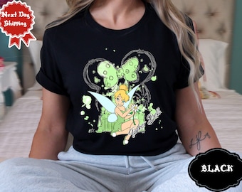 Tinkerbell Shirt, Tinker Bell Shirts, Tinkerbell Shirts, Disney Girls Trip, Disney World Shirts, Disneyland Shirts, Peter Pan