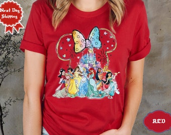 Disney Princess Castle Shirt, Disney Vacation Shirt, Disney Watercolor Tee, Disney Girls Trip, Disney Castle