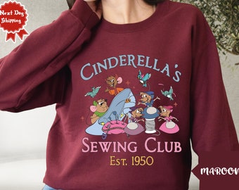 Cinderella's Sewing Club Est 1950 Shirt, Disney Princess Cinderella Shirt, Disney Princess Shirt, Princess Cinderella Shirt, Disney Trip Tee