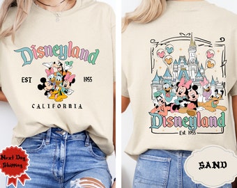Disneyland California T Shirt, Disneyland Est. 1955 Shirt, Disneyworld Shirt, Disney Shirt, Mickey And Friends Shirt, Disney family shirt