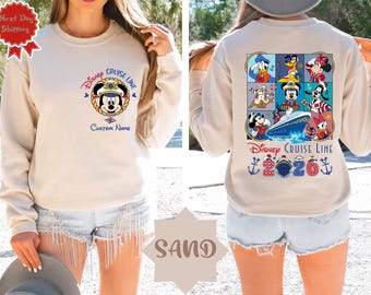 Disney Mickey And Friends Cruise Line Custom Shirts, Disney Cruise Shirt, Disney Family Trip Shirt, Cruise Birthday Shirts, Cruise Squad Tee