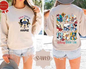 Disney Mickey And Friends Cruise Line Custom Shirts, Disney Cruise Shirt, Disney Family Trip Shirt, Cruise Birthday Shirts, Cruise Squad Tee