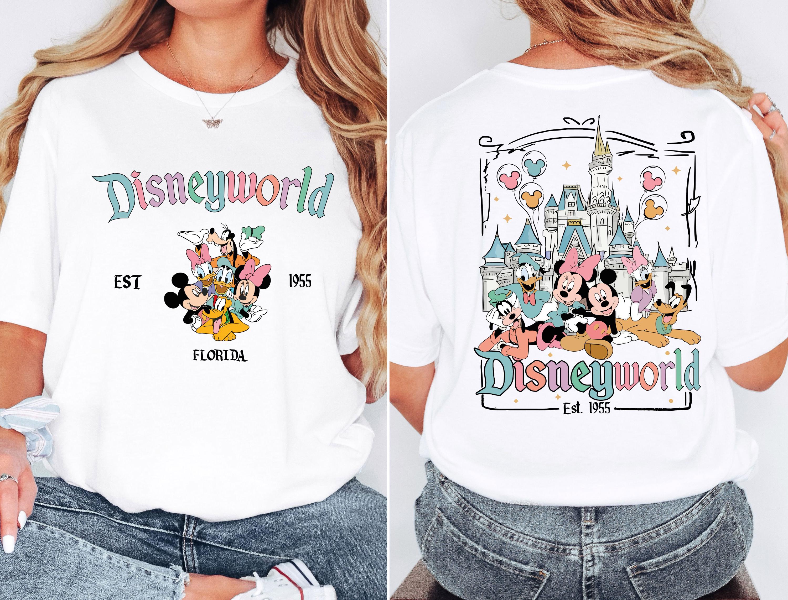 Disneyworld Florida Shirt, Mickey and Friends EST 1955 Shirt, Disneyworld Vacation Shirt, Disney Family Trip Shirt, Disneyworld Castle Shirt