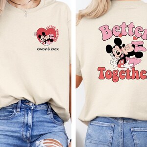 Disney Liebhaber Micky und Minnie Shirt, Disney Liebhaber Shirt, Valentinstag Shirt, Disney paar Shirt, Disney Matching Shirt, Valentinstag Shirt