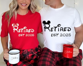 Mickey Retirement 2025 Shirt, Minnie Retirement Shirt, Disney Retirement Shirt, Disneyland Retired Shirt, Retired Teacher Shirt