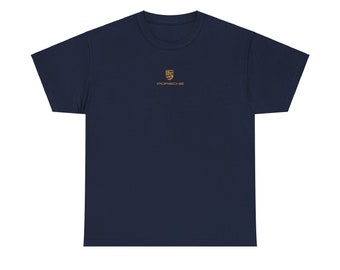 PORSCHE Klassiek T-shirt, uniseks, 100% katoen (180 g)