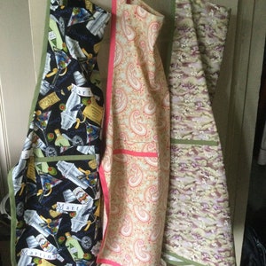 Retro Bib Aprons for Men or Women, Bib Apron With Pockets