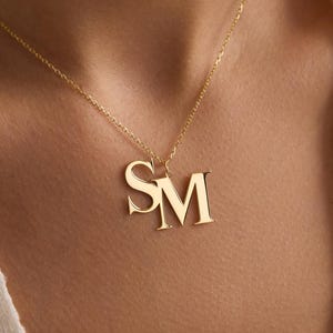 Custom Initial Necklace for Mom - Personalized Gold Letter Pendant - Mothers Day Gift - Minimalist Name Jewelry for Her
