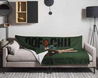 Doechii Throw Blanket - Alligator Bites Never Heal