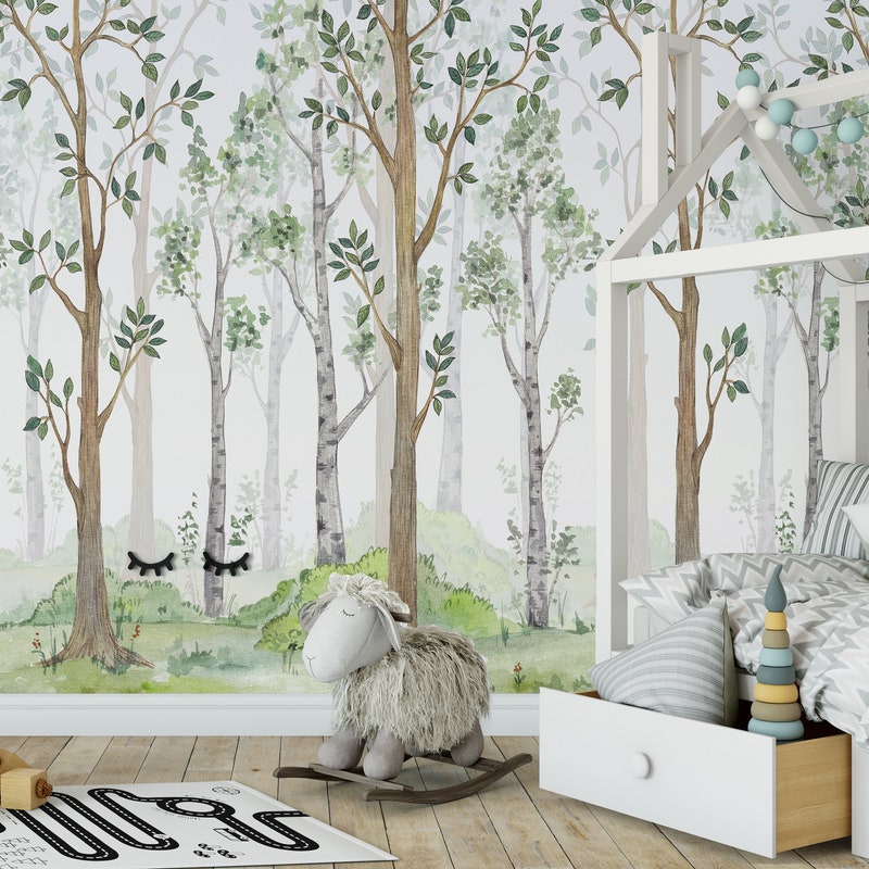 Kids Wallpaper Peel and Stick - Etsy