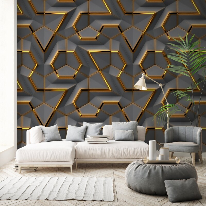 3d Wallpaper Modern - Etsy