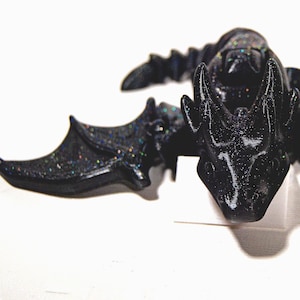Gelenktes 3D gedrucktes Drachenmodell - interaktive Sammlerskulptur für Drachenliebhaber & D + D-Fans, Fantasy-Geschenk