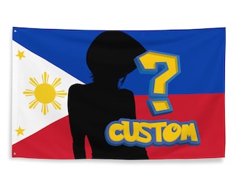 Fully Customizable Kpop Philippines PH Custom Flag Patriotic Tiktok Meme Trendy Room Tapestry Fanmade Subtle Kpop Merch Tour 2024