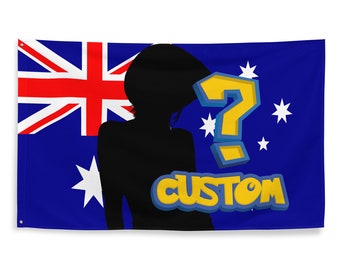 Fully Customizable Kpop Australia Custom Flag Patriotic Tiktok Meme Trendy Room Tapestry Fanmade Subtle Kpop Merch Tour 2024