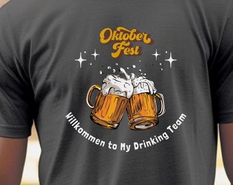 Oktoberfest Party T-Shirt | Funny Beer Lover's Tee Unisex Jersey Short Sleeve Tee