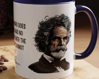 Inspirational Mark Twain Quote Mug | 11oz Ceramic Coffee Mug | Motivational Gift for Writers, Readers & Dreamers