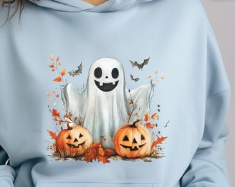 Spooky Halloween Hoodie | Cozy and Festive Halloween Sweatshirt  Unisex Heavy Blend™ Hooded Sweatshirt